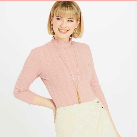 Altar’d State Pink Bodysuit NWT Medium - Picture 4 of 11